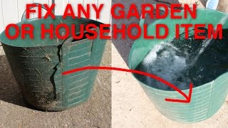 Repair Any Garden Or Household Item With Tuff Tape  UNIVERSAL TAPE FIX HOW TO [upl. by Wolford]