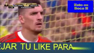 Benedetto 2 Goles a River  Esto es Boca [upl. by Nonnah]