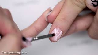 How to Do Rose Quartz Nails [upl. by Ahsekat513]