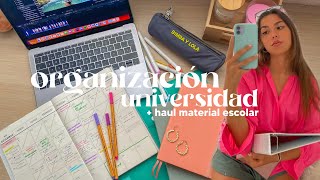 cómo voy a organizarme para la universidad  haul material escolar [upl. by Ado]