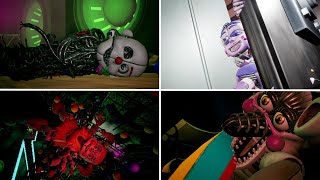 All SL Funtime bosses get destroyed  Five Nights at Freddys Security Breach [upl. by Atinreb]