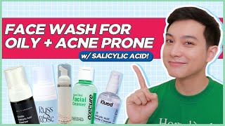 UNDER P500 FACE WASHES Best for OILY  ACNE PRONE SKIN Filipino  Jan Angelo [upl. by Mareah]