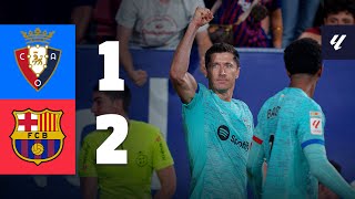 OSASUNA 12 BARÇA  LALIGA 202324 MD4 [upl. by Crawford]