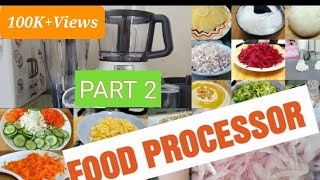 How to Use A Food ProcessorMoulinex Double Force MultiFunctions Food Processor28FunctionsTutorial [upl. by Ainimreh]