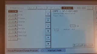 Ricoh IM C4500 LT Printer  Service Mode [upl. by Noteloc18]