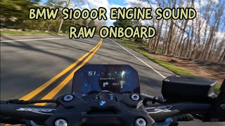 2022 BMW S1000R M Package Engine Sound Only RAW ONBOARD [upl. by Nabalas]