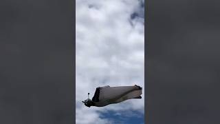 Insane Wingsuit FlyBy Captured From Below wingsuit basejump flying [upl. by Reywas641]