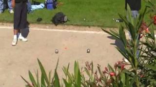 Pétanque 2009 German Championships Triplette NRW 4 vs Berlin 1 [upl. by Mattheus]