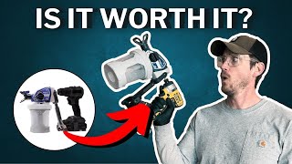 Drill Powered Paint Sprayer Is it Worth it [upl. by Gnidleif]