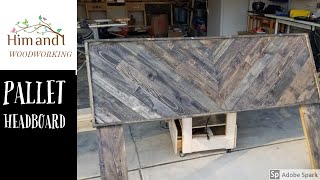 DIY Pallet Headboard [upl. by Carnay]