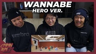 ITZY REACTION  WANNABE Dance Practice HERO Ver [upl. by Meid]