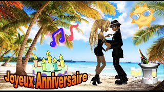 Joyeux Anniversaire Antillais 🎂🍾 Joyeux Anniversaire 🎂🍾 🎂🌹🎂🍾🎂💗🎼🎷🎻🎁 [upl. by Kyle]