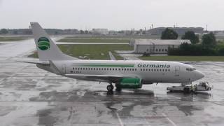 Germania Boeing 73776J DABLB pushback  taxiing  takeoff at Berlin Schoenefeld Airport [upl. by Arianne]