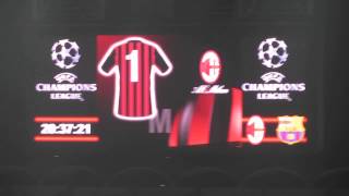 Formazioni MilanBarcellona del 22102013 [upl. by Indnahc]