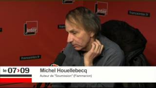 Michel Houellebecq  quotMon livre est une satirequot [upl. by Aihtnis]