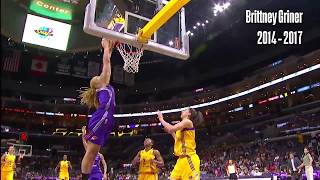 All Dunks in WNBA History Through 2017 Season [upl. by Caputto79]