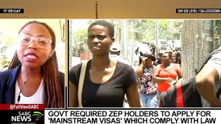 Zim Permits  Confusion over governments decision on Zimbabweans living in SA Tshegofatso Mothapo [upl. by Adnola]