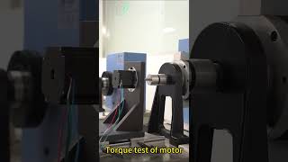 Torque test of motor shorts servomotor steppermotor industrial mechanic automation biology [upl. by Nyrret]