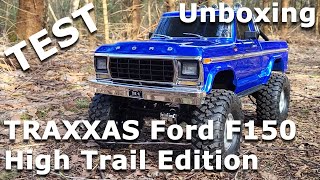 Traxxas TRX 4 Ford F150 High Trail Test und Unboxing [upl. by Anayra]