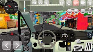 Minibus Simulator Vietnam Car Ford transit  Driving GamePlay [upl. by Ellerehs]