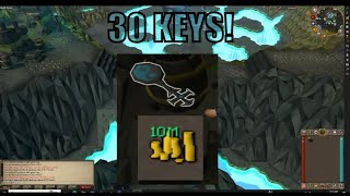 BRIMSTONE KEYS LOOT OSRS Loot From 30 Keys [upl. by Ycak]