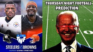 My Thursday Night Football Predictions  NFL Week 12 [upl. by Maroj]