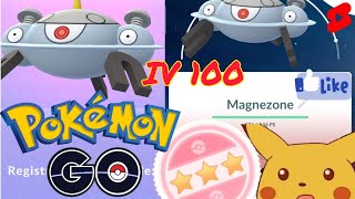 Magneton to Magnezone Evolving a 100iv Pokémon in Pokémon Go [upl. by Grevera711]