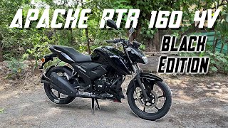 TVS Apache RTR 160 4V Dark Edition  Walkaround Review  Rev Explorers [upl. by Releehw918]