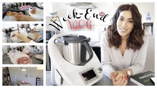 WEEKEND VLOG  Cuisiner Avec le Thermomix Petites Courses amp Ma 1ère extension de cils [upl. by Attenaz454]