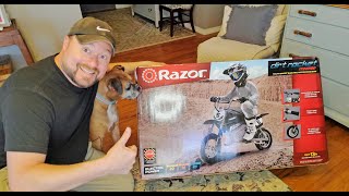 Razor MX350 Unboxing and Setup [upl. by Oneal13]