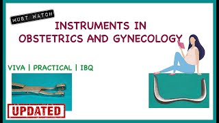 Obstetrics and gynaecology instruments  VIVA  NEET PG [upl. by Nnayhs]