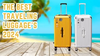 Best Luxury Luggage 2024  Top Best Rolling Traveling Luggage  Best EcoFriendly Luggage In USA [upl. by Airdnax415]