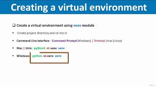 8 Create a virtual environment on Window [upl. by Proffitt]