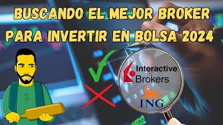 Buscando el MEJOR BROKER para INVERTIR en ACCIONES y DIVIDENDOS📈🔎 [upl. by Arnaldo]