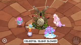 celestial island slowed my singing monsters [upl. by Pacien862]