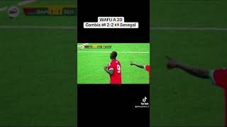 Gambia vs Senegal U20 2 2 [upl. by Rashida881]