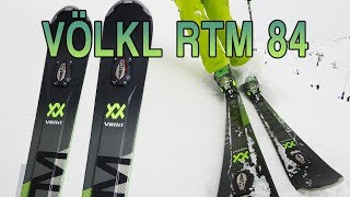 Volkl RTM 84 20182019 Review [upl. by Pierpont]