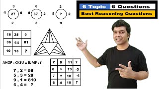 6 Important Reasoning Questions  Maths Puzzles  imran sir maths [upl. by Armillda]