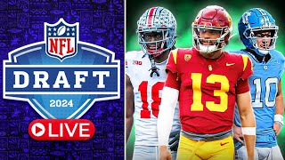 2024 NFL Draft LIVE  Reactions  Analysis for EVERY Pick [upl. by Llerehs356]