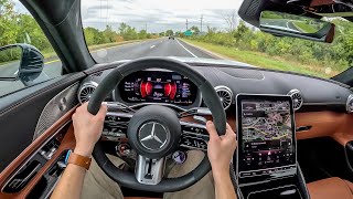 2024 MercedesAMG GT 63 Coupe  POV Test Drive Binaural Audio [upl. by Eelir180]