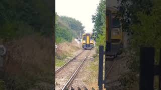 Train coming in at Bempton station [upl. by Idnim]