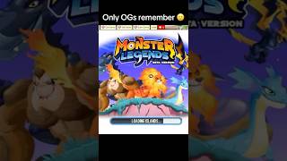 Only Monster Legends OG’s Remember 🥲 nostalgia [upl. by Mayram]