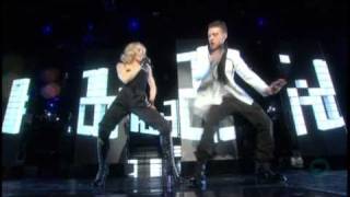 03 Madonna feat Justin Timberlake  4 Minutes Live at Hard Candy Promo Tour [upl. by Eldridge46]