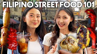 Introducing Filipino Street Food to Korean Content Creator Doobydobap [upl. by Enail]