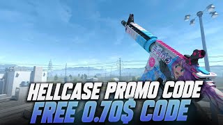 HOW TO GET FREE SKINS IN CS2  FREE 070 PROMO CODE  CS2 CASE OPENING 2024  hellcase promo code [upl. by Annawt]