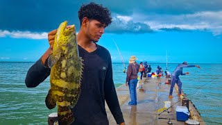 The Big Jetty Action  Bonasse Village Cedros [upl. by Iniretake]