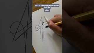 This is how your signature can look like Adam shorts [upl. by Rodrigo]