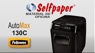 Destructora Fellowes Automax 130C en selfpapercom [upl. by Beaumont]