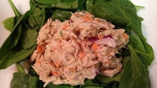 Fresh Summer Tuna Salad Recipe  HASfit Tuna Recipes  Easy Healthy Tuna Recipe  Canned [upl. by Euphemie185]