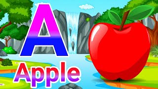 a for apple b for ball c for cat d for dog abcd phonics song alphabets english varnamala [upl. by Seltzer158]